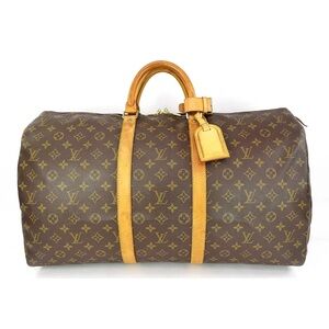 Louis Vuitton Brown Monogram Duffel Bag